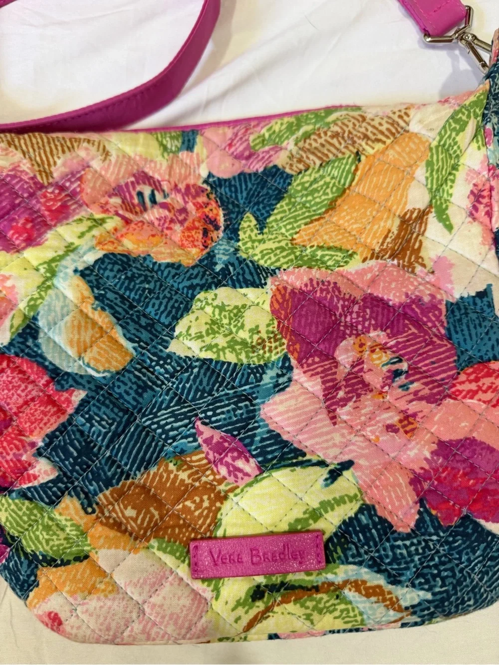 Vera Bradley Carson Mini Hobo Bag Superbloom Floral Bag